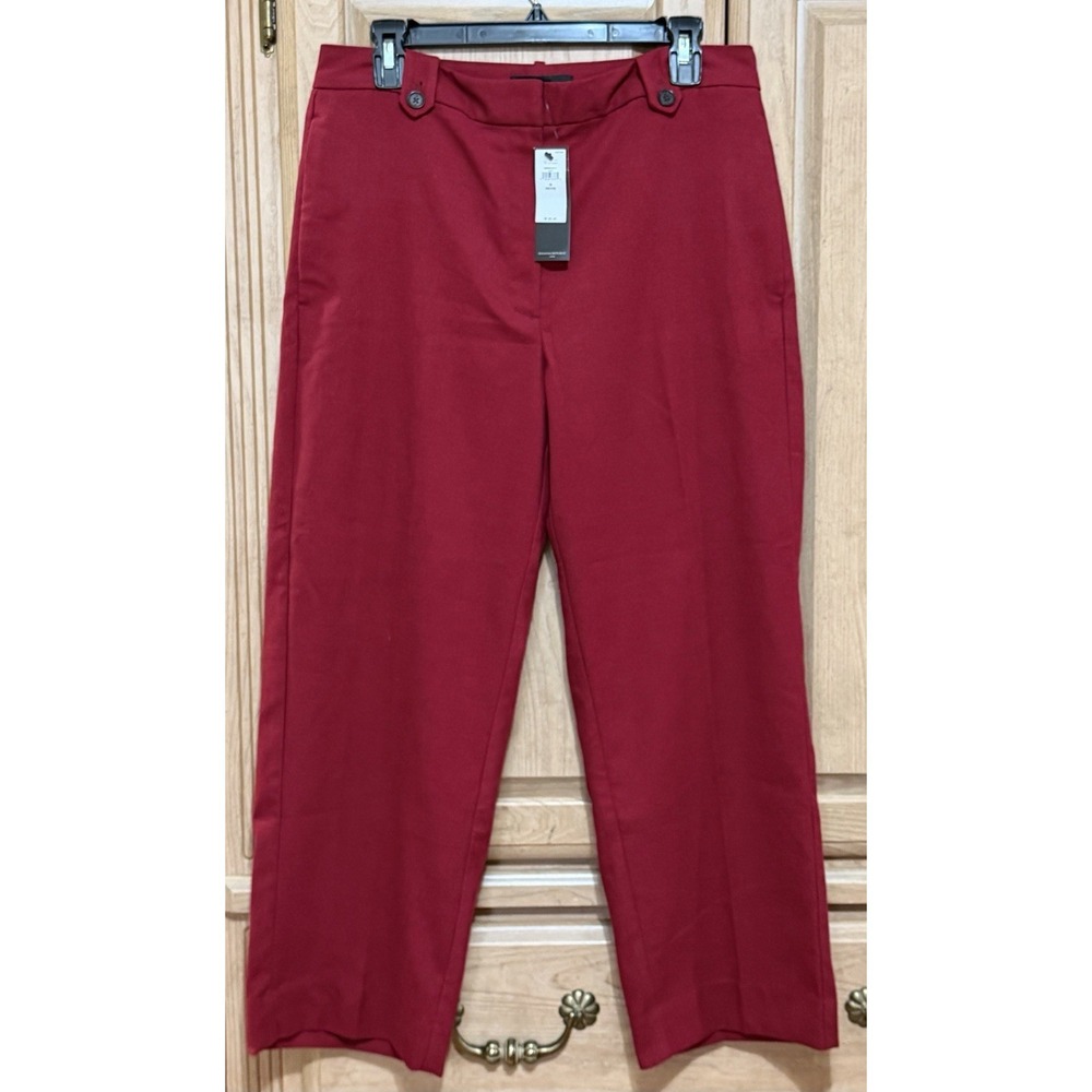 Banana Republic High Rise Wide Leg Pants Trousers Size 10P Petite Straight Leg